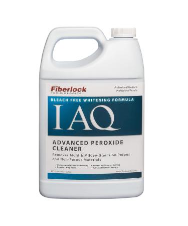 Fiberlock Advanced Peroxide Cleaner 1 Gallon Removes Stains from Mold & Mildew Hydrogen Peroxide-Based Cleaner Use on Porous & Non-Porous Surfaces