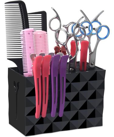Barber Scissors Holder & Hair Accessories Storage Organizer - Black | Noverlife - Buy Online on GoSupps.com