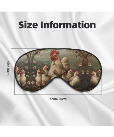 Brood of Chickens Soft Sleep Eye Mask | Breathable Female Eye Patch for Travel & Relaxation - Buy Online on GoSupps.com