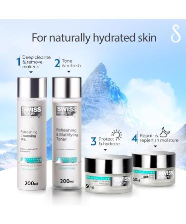 SWISS IMAGE Essential Care - Refreshing Cleansing Milk - 200ml - No Parabens - No SLS/SLES - No Phathalates - Buy Online on GoSupps.com
