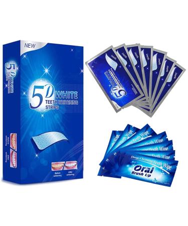 Teeth whitening kit 7Pieces Teeth Whitening Strips 7 Pieces Teeth Cleaning Tools for Cleaning Teeth Smoking Stains Coffee Stains Dental Plaque(Mint Flavor 5D)
