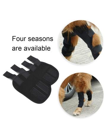 Stability Support Dog Leg Support Neoprene Pet Knee Guard Stabilize Arthritis for Dog Leg Guard(Black L) - Buy Online on GoSupps.com