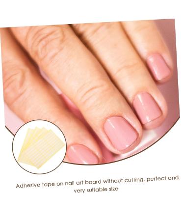 MAGICLULU 4 Sheets or Nail supplies nail double sided tape self adhesive nail display tapes carpet tape nail tape adhesive tape manicure display board red nail display stand strip - Buy Online on GoSupps.com