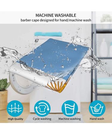 Unisex Argentina Flag Barber Salon Cape | Adjustable Neck Hair Cutting Cape for Salon & Home Use - Buy Online on GoSupps.com