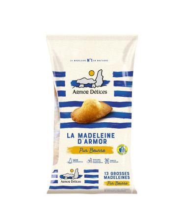 ARMOR DELICES Madeleines Pur Beurre Fondantes Go t Authentique et Douceur Gourmande (Sachet 430g) - Lot de 3 - vendu par Lot