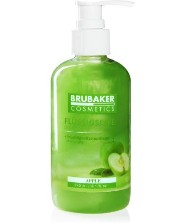  BRUBAKER BRUBAKER Cosmetics Apple Liquid Soap for Hygienically Clean Hands Extra Gentle and Moisturising Formula (3 x 240 ml) - Buy Online on GoSupps.com