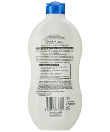 GARNIER Body Urea Smoothing Body Milk 400ml | Moisturizer for Intense Hydration & Soft Skin - International Shipping Available - Buy Online on GoSupps.com