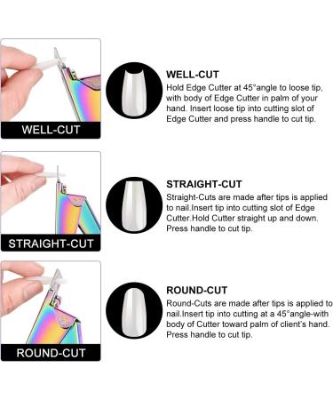 Nail Clippers for Acrylic Nails INFILILA Acrylic Nail Clippers Professional Adjustable Nail Tip Cutter Stainless Steel Acrylic Nail Trimmer Manicure Pedicure Sharp Rustproof Salon and Home DIY Rainbow - Buy Online on GoSupps.com