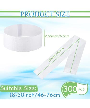 300 Pieces Disposable Spa Facial Headbands | White Stretch Non Woven Head Wraps for Women | Elastic Skincare Hair Bands | Soft Skin Care Accessories for Makeup Salons - Buy Online on GoSupps.com