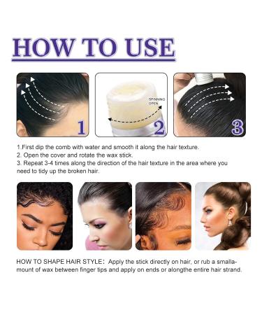 Strong Holding Non-Greasy Hair Pomade Stick for Frizz-Free Flyaways - 1.4 oz Smoothing Wax for Men & Women - International Shipping Available - Buy Online on GoSupps.com