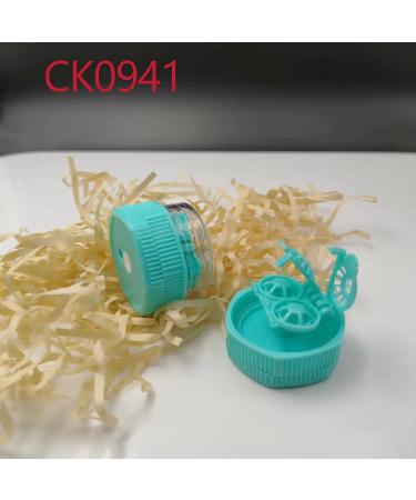 1pc Green Manually Contact Lens Washer Cleaner - Plastic Lens Cleaner Case for Dual Use - Buy Online on GoSupps.com