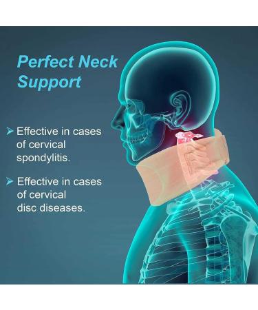Tynor Cervical Soft Collar with Firm Density - Neck Hump Corrector Immobilizer Made from High Density Lightweight Breathable Foam - L (160g) - Buy Online on GoSupps.com
