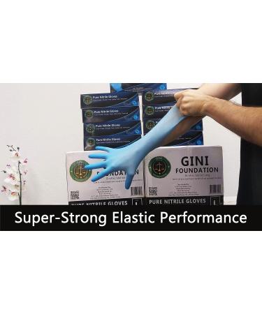 Gini Foundation Nitrile Protective Gloves Medium - Buy Online on GoSupps.com