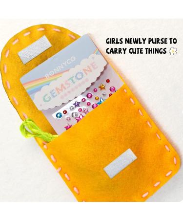 Flying Childhood Felt Crafts for Girls Sewing Kit - DIY Bags and Purses for Beginners | Arts and Crafts Projects for Kids - Christmas Gift Idea - Buy Online on GoSupps.com