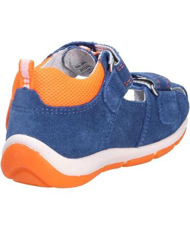 Superfit Baby Boys Sandals - Blue/Orange - Size 3 UK - Freddy Collection - Buy Online on GoSupps.com