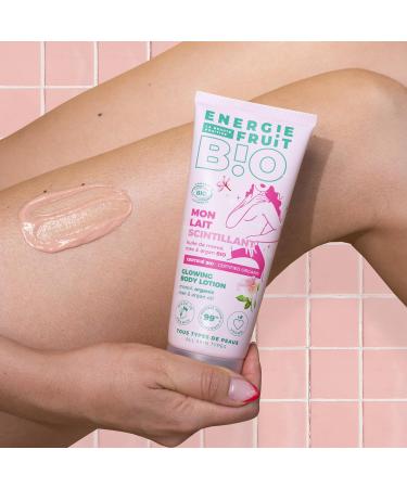 ENERGY FRUIT Body Milk - Mono Rose & Argan | EcoCert Organic 200ml | Hydrating Moisturizer for All Skin Types - Buy Online on GoSupps.com