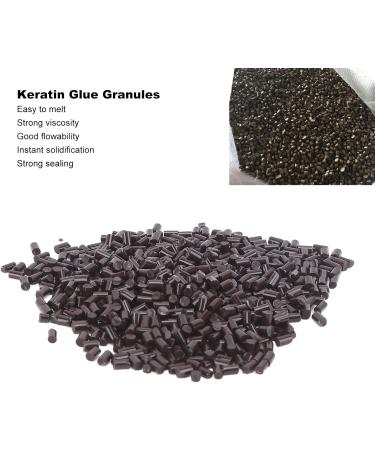 Hair Extension Granule Keratins Granule Keratins Glue Tips Resins Safe Professional Adhesive Granule Bead for Hair Extension Nail Design 1000g - Buy Online on GoSupps.com