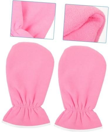 Healeved 3 Pairs Exfoliating Hand Mask Dry Hands Lotion Overnight Moisturizing Gloves Exfoliating Body Mitt Rough Hand Care Gloves Womens Glove Body Gel Care Bag Flannel Fingerless Pink - Buy Online on GoSupps.com