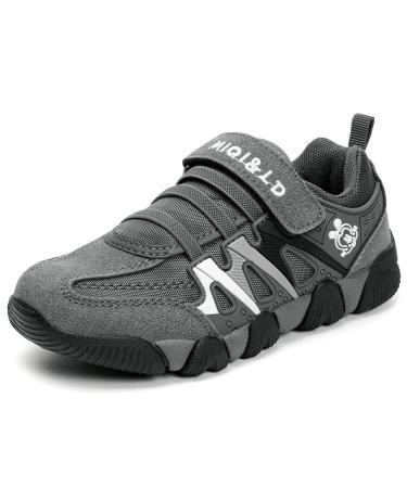 KVBabby sneakers boy running shoes children sneakers girl sports shoes Velcro fastener trekking hiking shoes tennis shoes indoor shoes leisure shoes 26 EU gray