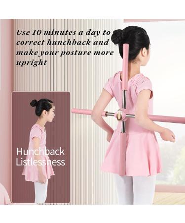 Grafken Adjustable Yoga Stick for Posture Correction - Pink | Back Brace for Adults & Kids - Buy Online on GoSupps.com