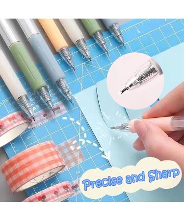 Utility Knife Pen Cartoon Pattern Student Pen Knife  6 Colorscraft Cutting Tool Paper Pen Cutter With Refillable Tungsten Steel Cutter Head Refill - Buy Online on GoSupps.com