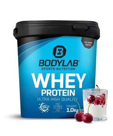 Bodylab24 Whey Protein Powder Cherry Yoghurt 1kg Cherry Yoghurt 1 kg (1 pack)