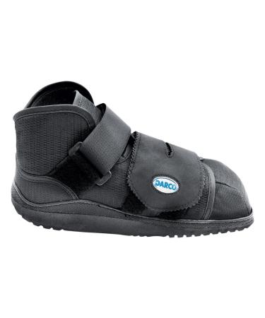 DARCO All-Purpose Protective Medical Boot - NHS Supplied Stabilising Medical Shoe - #1 Pressure Relieving Boot for Post-Op Healing Wounds & Ulcers - Left or Right Foot - Unisex - Black - Medium - Buy Online on GoSupps.com