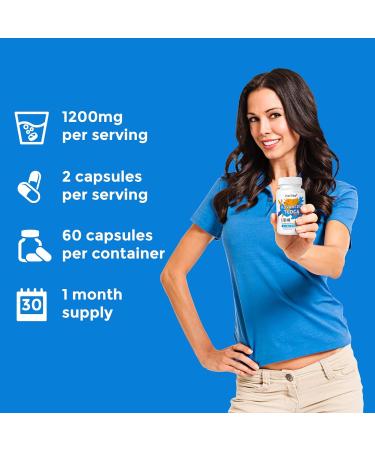 TUDCA Liver Support Supplement - 1200mg Per Serving - Detox, Cleanse, Digestive Health - 60 Capsules - Buy Online on GoSupps.com