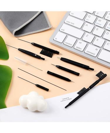 Hearing Aid Cleaning Kit - 12-Piece Set with Wax Loop and Magnet Tools | Multi-Functional Earphone Cleaner with Velvet Bag - Buy Online on GoSupps.com