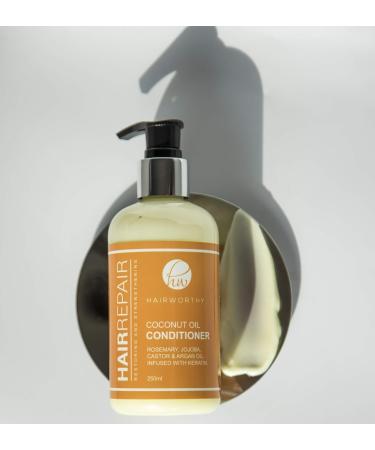 Hairrepair Coconut Oil Conditioner - Nourishing Rosemary Jojoba Castor & Argan Oil for Healthy Hair | International Shipping Available - Buy Online on GoSupps.com