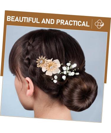 ABOOFAN 1 Pair Bridal Hair Accessories Wedding Hair Accessories Fairy Jewelry for Women Hair Comb Wedding Hair Combs for Wedding Hair Combs for Women Decorative Light Luxury Hairpin Bride - Buy Online on GoSupps.com