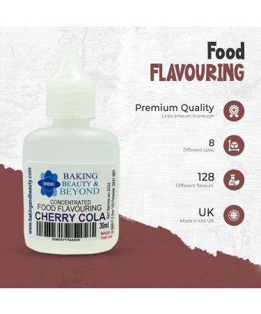 Baking Beauty and Beyond Concentrated Food Flavouring Oil - Dozen of Professional Quality Food Grade Flavouring Oil for Candy Making Baking Cooking Lip Balm and Lip Gloss - Cherry Cola (10ml) - Buy Online on GoSupps.com