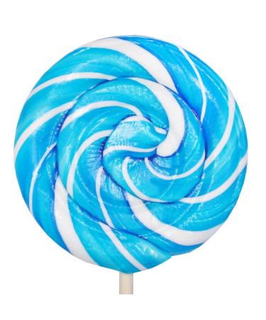 Blueberry Premium Sweet Whirls lollipops 24 count 60 Grams & 3.25" Diameter per piece