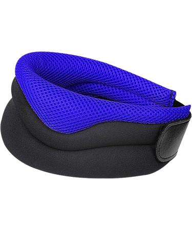 Anulely Schwam Halskrause - Soft Neck Collar for Relief | Comfortable Neck Wrap for Men & Women | Perfect for Sleeping Working & Traveling - Collarage Blue - Buy Online on GoSupps.com