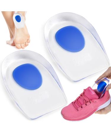 Sulpo gel - heel cushion - jet inserts against heel spur insert shoes - heel protection for shoes - gel insole men's women - heel pillow silicone 40 - 46 1 pair