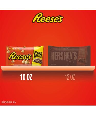 REESE'S Peanut Butter Baking Chips - Gluten Free, No Preservatives - 10 oz Bag - Buy Online on GoSupps.com