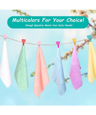 24-Pack Microfiber Coral Fleece Baby Washcloths 7x9 inch - Extra Absorbent & Soft Towels for Newborns, Infants & Toddlers - Gentle on Sensitive Skin - HOMEXCEL - Buy Online on GoSupps.com