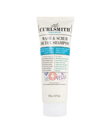 CURLSMITH - Wash & Scrub Detox Shampoo - Vegan Exfoliating Clarifying Shampoo for any Hair Type  Healthy Scalp (8 fl oz) - Buy Online on GoSupps.com