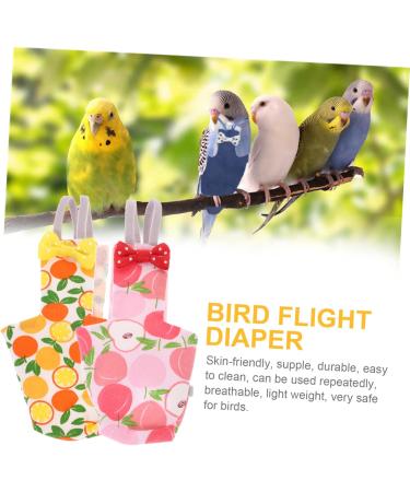 Buy MipCase 8-Piece Reusable Fly Pattern Clothing Suit for Parrots | Soft Breathable Washable Diaper - Perfect for International Shipping - Buy Online on GoSupps.com