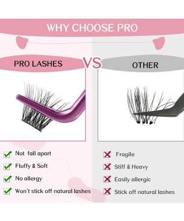 Lash Clusters 140 Pcs Cluster Lashes 14 Pairs Eyelash Clusters DIY Eyelash Extension Individual Cluster Eyelashes Mix Length Fluffy Super Thin Band Reusable Soft & Comfortable(Flipped-D-mix) mix Flipped - Buy Online on GoSupps.com