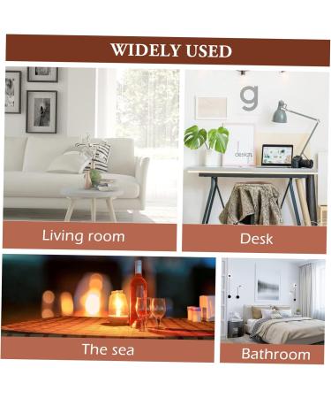 Buy Homsfou 50 PC Wax Paper Cups | Home Wax Warmers & Fragrance Accessories | Eco-Friendly Candle Inserts - 9x9x8 cm - Buy Online on GoSupps.com