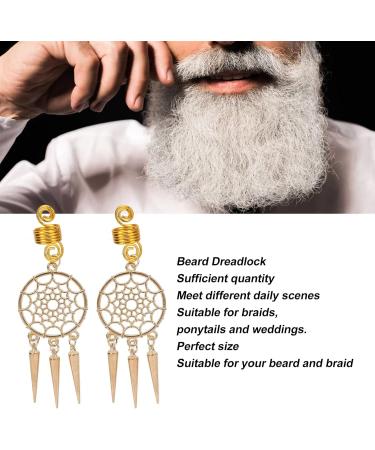 Naroote Dreadlock Beard Pendant - Alloy Spider Web Accessories for Women | Unique Dreadlock Accessories for Role Play - Buy Online on GoSupps.com