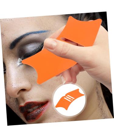 Beavorty Silicone Makeup Applicator Silicone Eyeliner Eyelash Applicator Eye Makeup Tool Make up Tools for Eyes Eyeliner Stencils Eye Protection Shield Mold Blindfold Orange Miss 10.3x3.8cm Orange - Buy Online on GoSupps.com