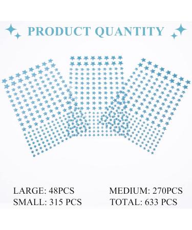 Glow in The Dark Stars Decals 633 Pcs - Luminous Dot Starry Stickers for Kids Bedroom Decor - Buy Online on GoSupps.com