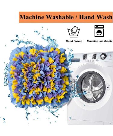 Ieuumler Sniffing Carpet for Dogs & Cats - 45x45cm Training Mat in Blue Yellow & Purple | International Shipping - Buy Online on GoSupps.com