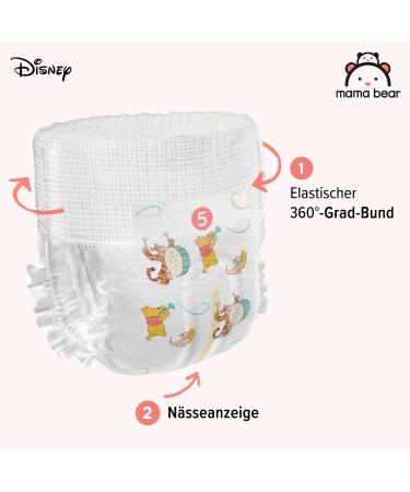 Amazon Brand Mama Bear Disney Diaper Pants Size 5 (12-17 kg) - 70 Count White - Diapers for International Shipping - Buy Online on GoSupps.com