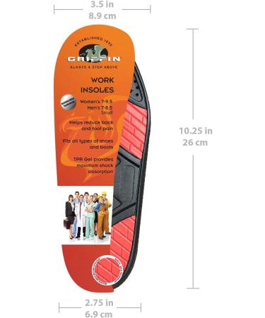 Griffin Work Insole Extra Large - Comfortable Durable & Perfect for International Shipping - Buy Online on GoSupps.com