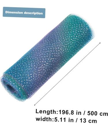 TEHAUX 3 Rolls Gradient Mesh Sequin Skirt Tulle Ribbon Hairband Ribbons Princess Sheet Child - Buy Online on GoSupps.com