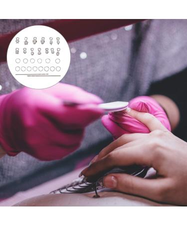 Lurrose Nail Gems Heart Decor Nail Piercing Rings 2 Sets Rhinestone Nail Art Decoration Manicure Charm Nail Art Dangle Ornament Nail Art Supplies Nail Tips Jewelry Dangle Nail Jewels Nail Tools - Buy Online on GoSupps.com