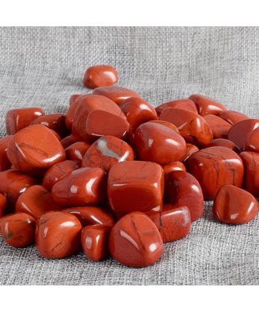 100g Bulk Gemstone Natural red Jasper Minerals Crystal and Tumbled Stone Beads for Crystals fengshui Home Decor Gift Ornaments Stone Mineral Specimen - Buy Online on GoSupps.com